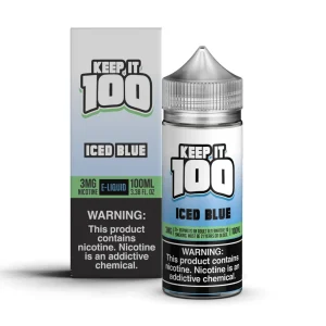 Iced Blue 100ml E-Juice | Keep it 100