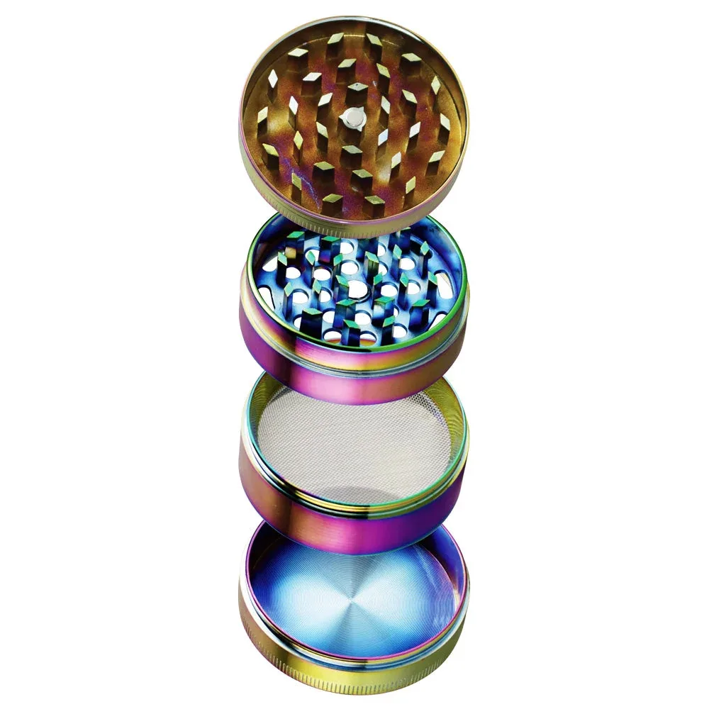 Pulsar Anodized Zinc Grinder - 4pc / 2.2" / Chameleon - Image 2