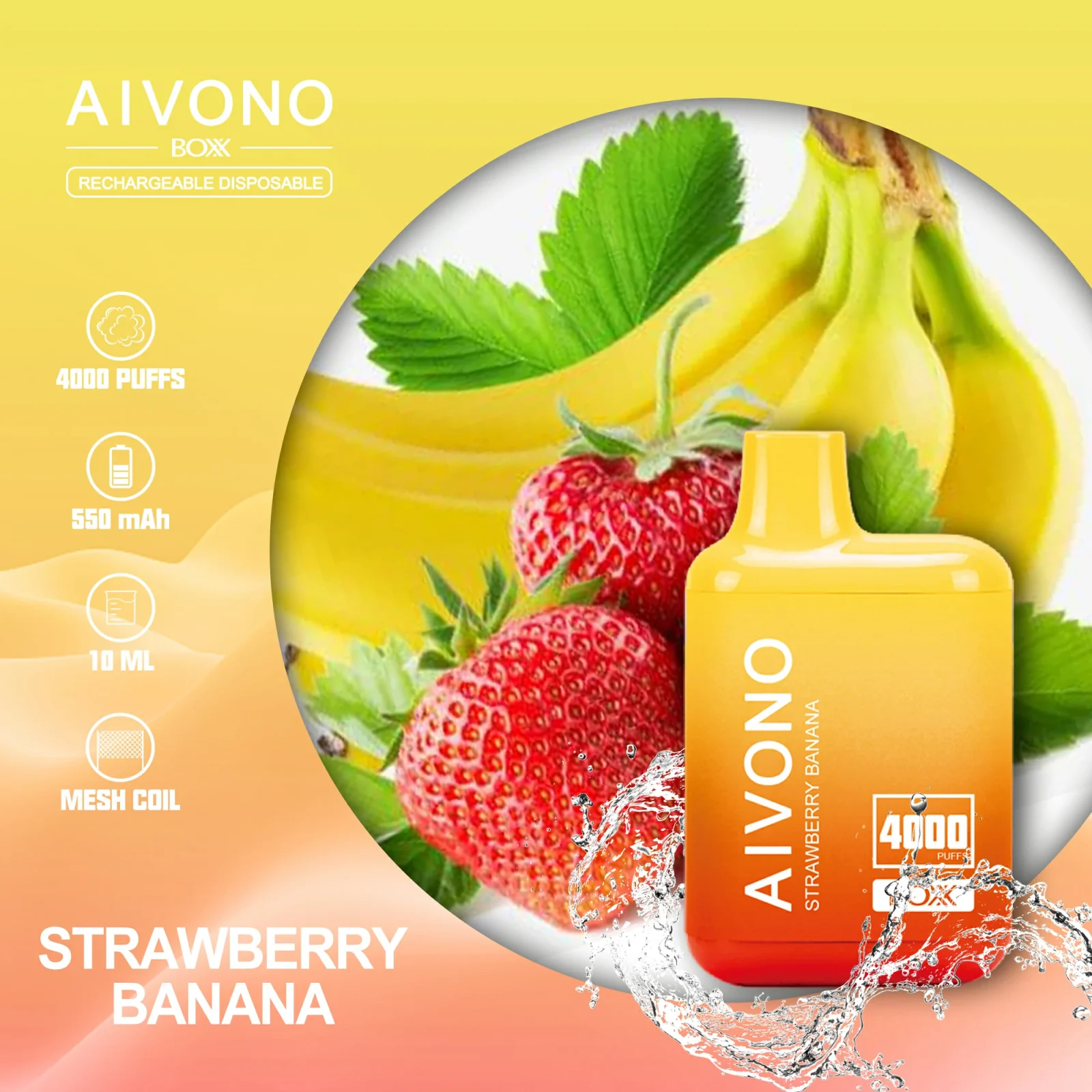 AIVONO AIM BOXX 4000 Puffs Bulk Buy Rechargeable Disposable Vapes Wholesale - Image 2