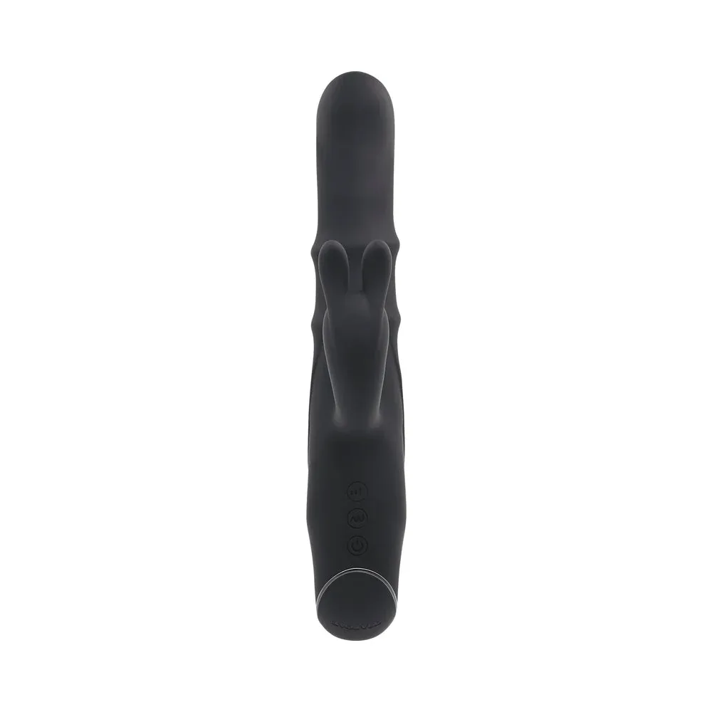 Evolved Ringmaster Rechargeable Dual Stim Vibe Silicone Black - Image 2