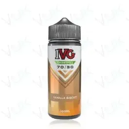 IVG Vanilla Biscuit 100ml Shortfill Vape Juice