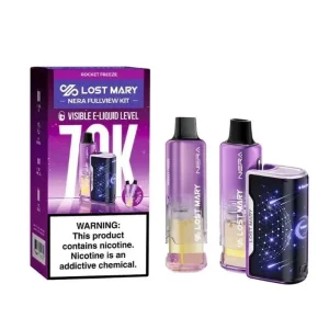 Lost Mary Nera Fullview 70K Disposable Kit (5%,70000 Puffs) - Rocket Freeze