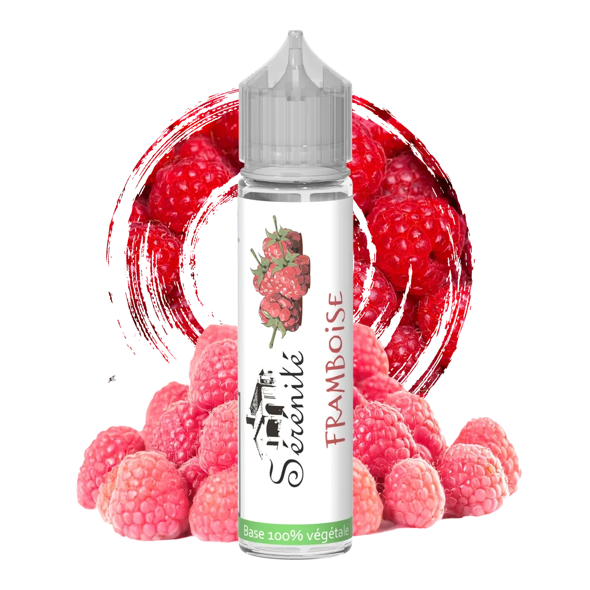 Sérénité Framboise - Raspberry shake and vape e-liquid