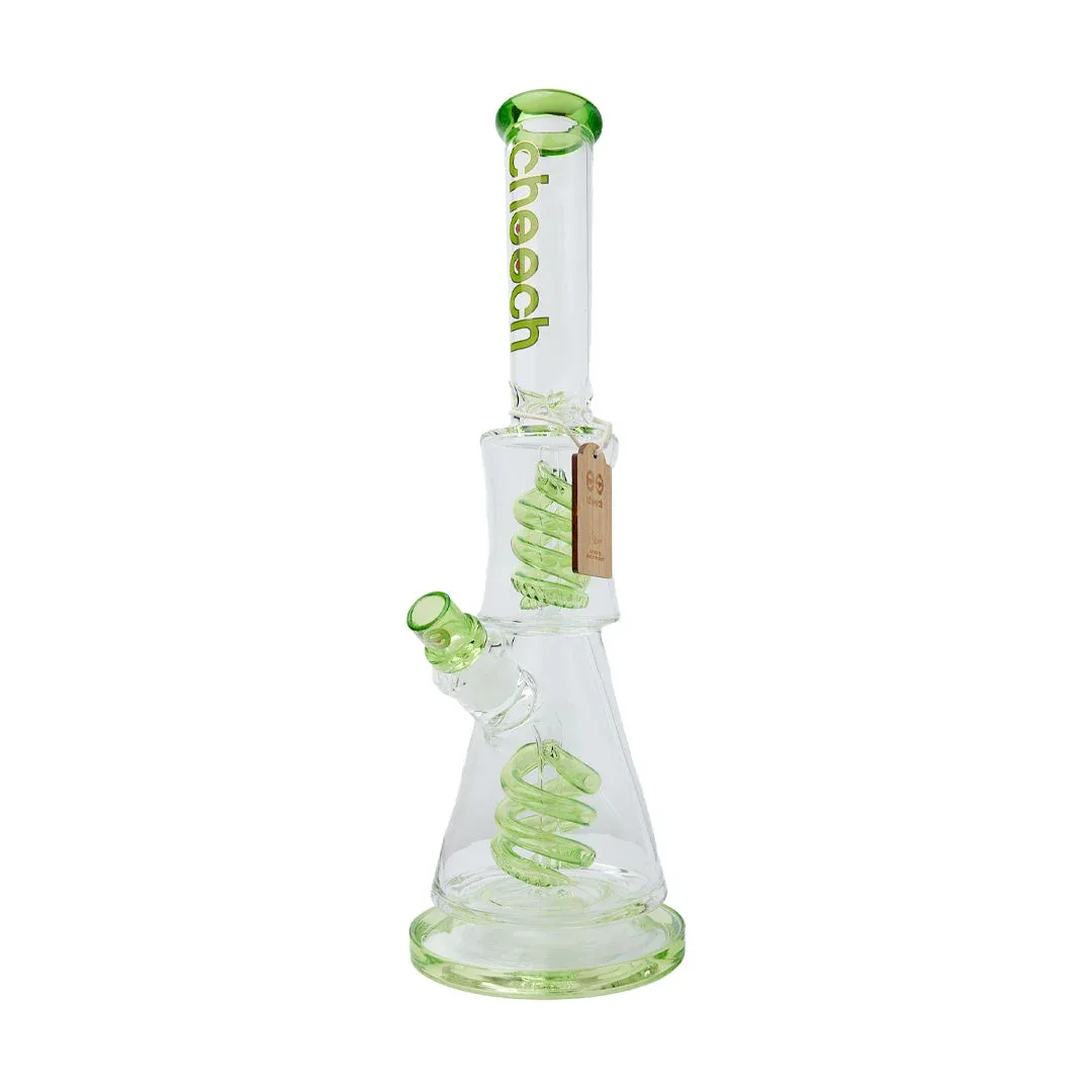 Cheech Glass 17" Swirl Spin Up Down Water Pipe - Image 2