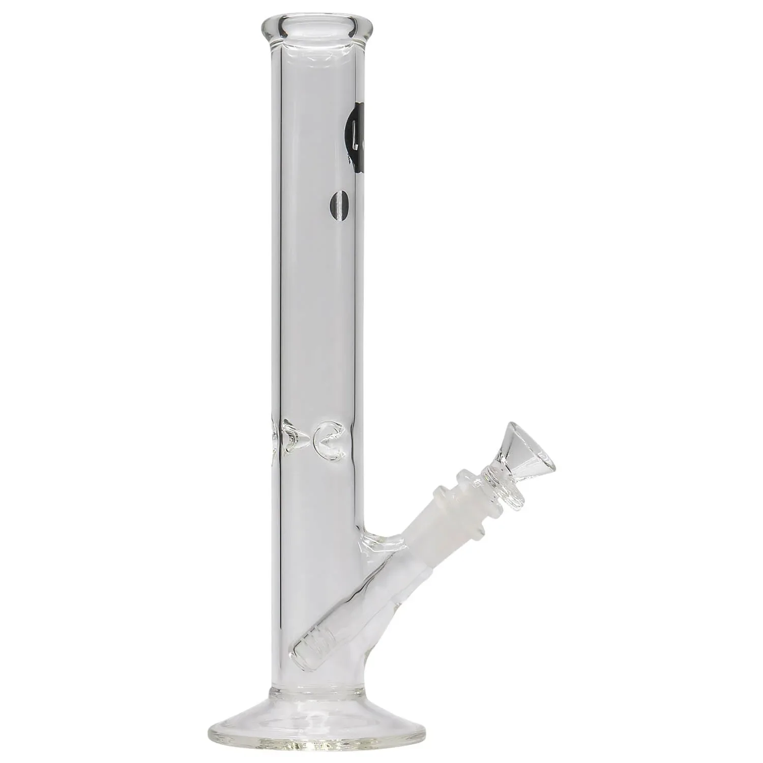 LA Pipes 12" Clear Straight Shot Bong - Image 2
