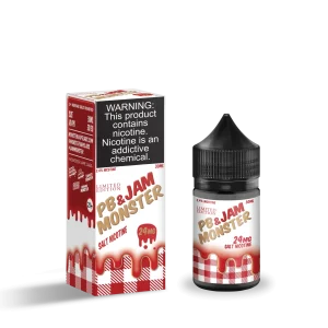 Jam Monster Salts Strawberry PB&J 30ml Nic Salt Vape Juice - 48MG