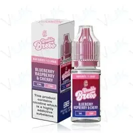 Ohm Brew Double Brew Blueberry Raspberry Cherry Nic Salt