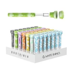 White Rhino Glow In the Dark Dabtainer - 5.3" 49ct