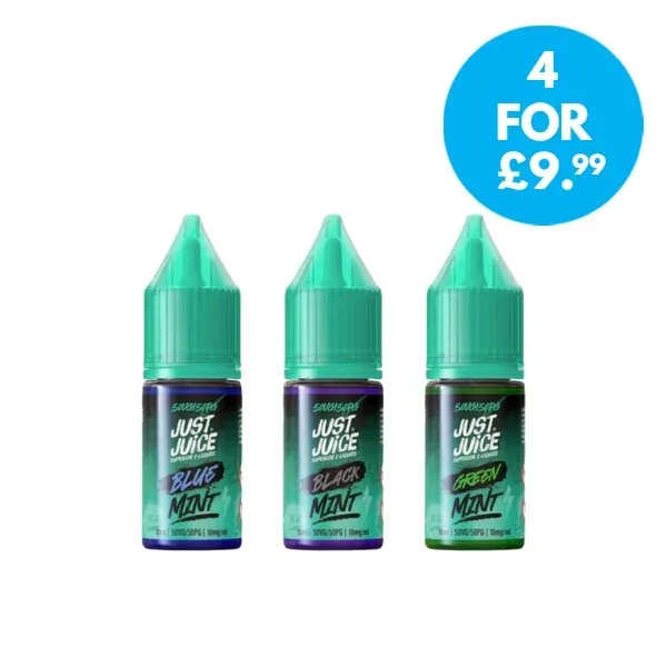 Just Juice Mint Nic Salt 10mg (1%) 10ml E-Liquid