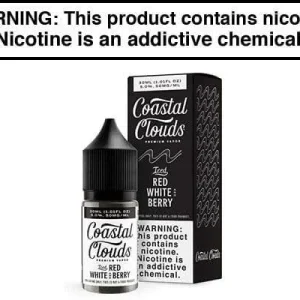 RED WHITE AND BERRY ICED BY COASTAL CLOUDS SALT 30MG