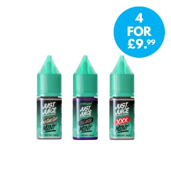 Just Juice Mint Nic Salt 5mg (0.5%) 10ml E-liquid