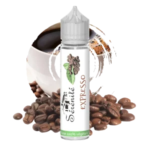 Sérénité Expresso shake and vape e-liquid