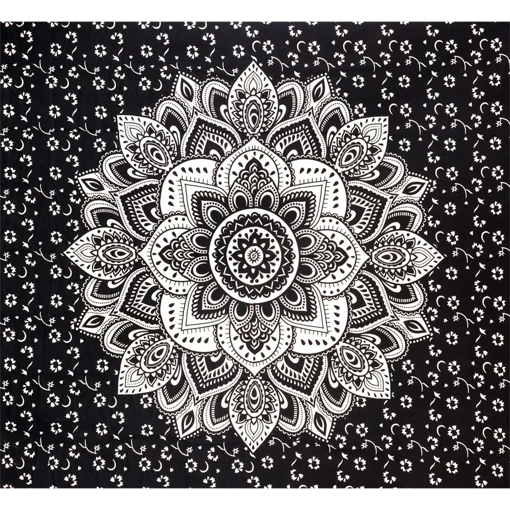 Trippy Sheetz Mandala Tie-Dyed Tapestry - 85"x100"