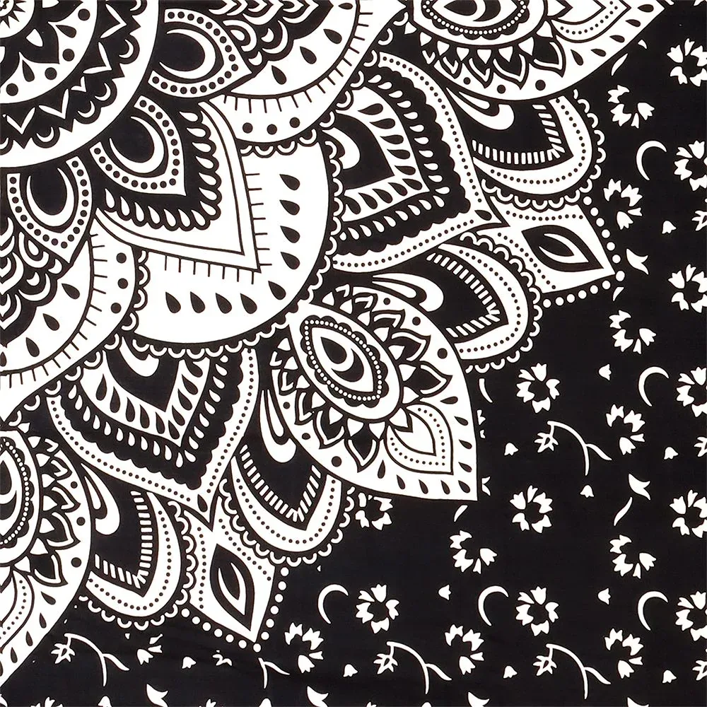 Trippy Sheetz Mandala Tie-Dyed Tapestry - 85"x100" - Image 2