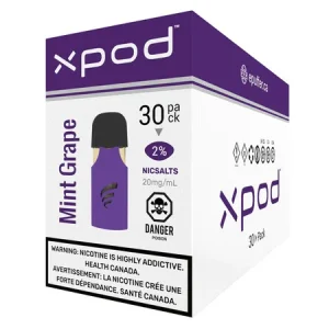 Buy XPOD Grape Mint Vape Pods 30