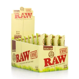 Raw 1 1/4 Cone - Organic 32 Pack