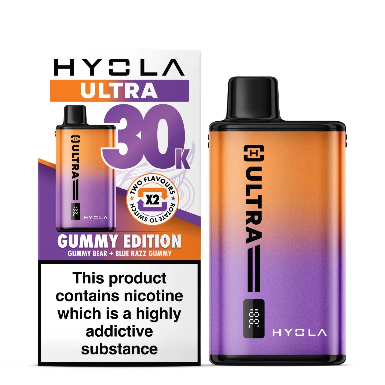 Box of 5 – Hyola Ultra 30K Prefilled Pod Vape Kit - Image 2