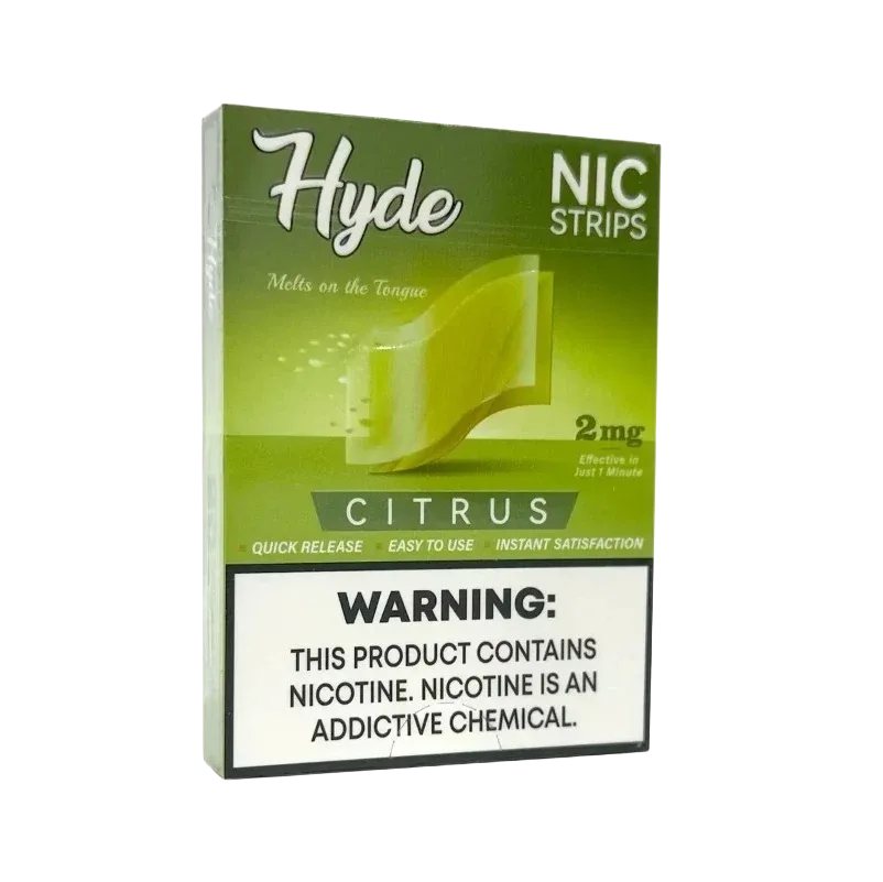 Hyde Nic Strips 2mg - Citrus