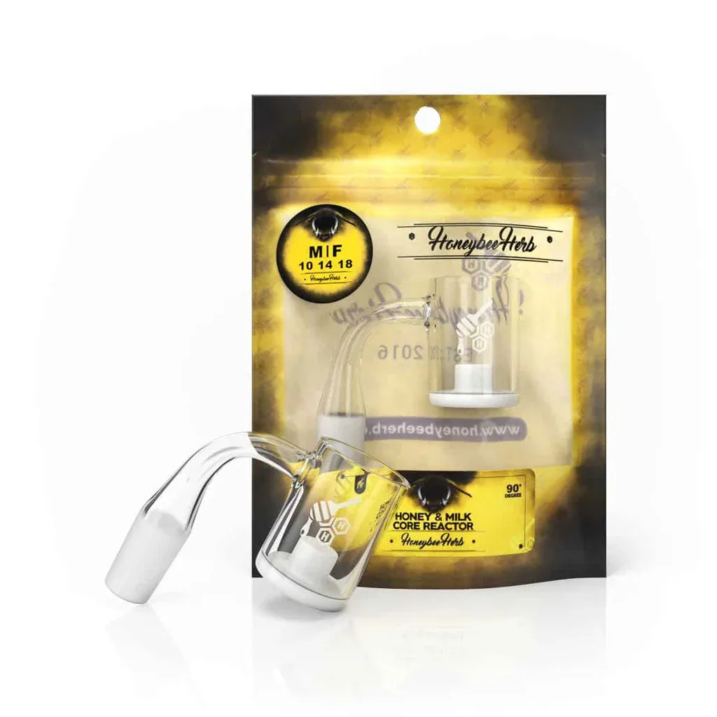 Honey & Milk Core Reactor Quartz Banger - 90° Degree | YL - Image 2