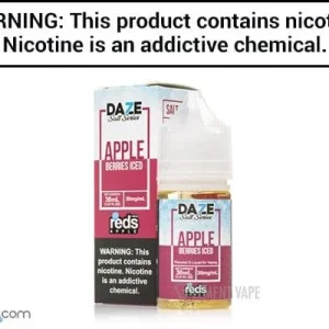 REDS BERRIES APPLE ICED BY 7 DAZE SYNTHETIC SALT 30ML