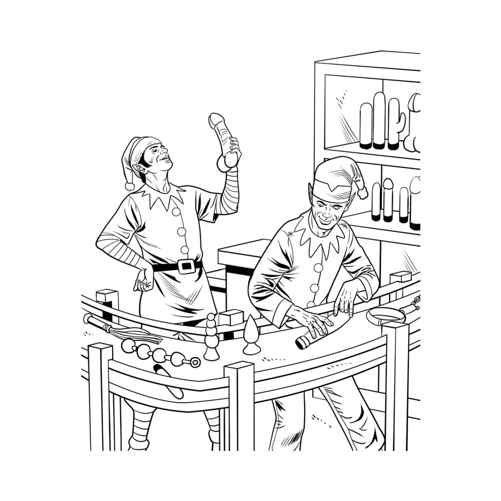 The Dirtiest Christmas Coloring Book Ever - Image 2