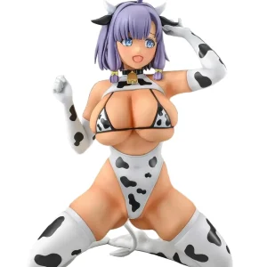 Q Six Nutashi Cow Costume Figure, Tan PVC, 1/5 Scale Collectible