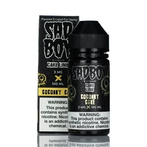 Sadboy TFN E-liquid – Coconut Cake – 100ml