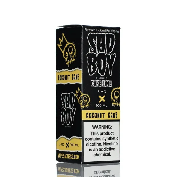 Sadboy TFN E-liquid – Coconut Cake – 100ml - Image 2
