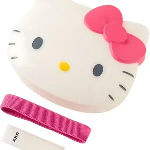 Sanrio Character Face-Shaped Lunch Box, Microwave Safe (No Lid)