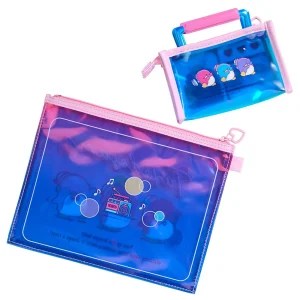Sanrio Tuxedo Sam 2-Piece Pouch Set - Dance & Music Design for Ages 3+