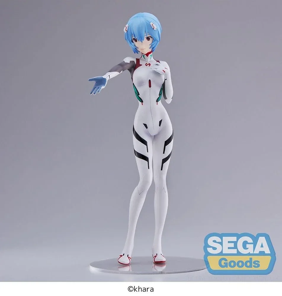 Sega Shin Evangelion Ayanami Rei SPM Figure Hand Over Momentary White - Image 2