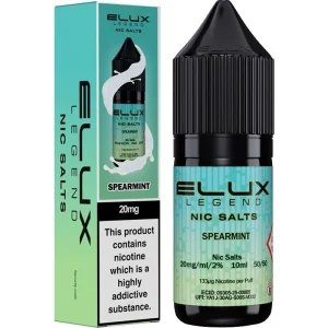 Spearmint ELUX Legend nic salts e-liquid 10ml