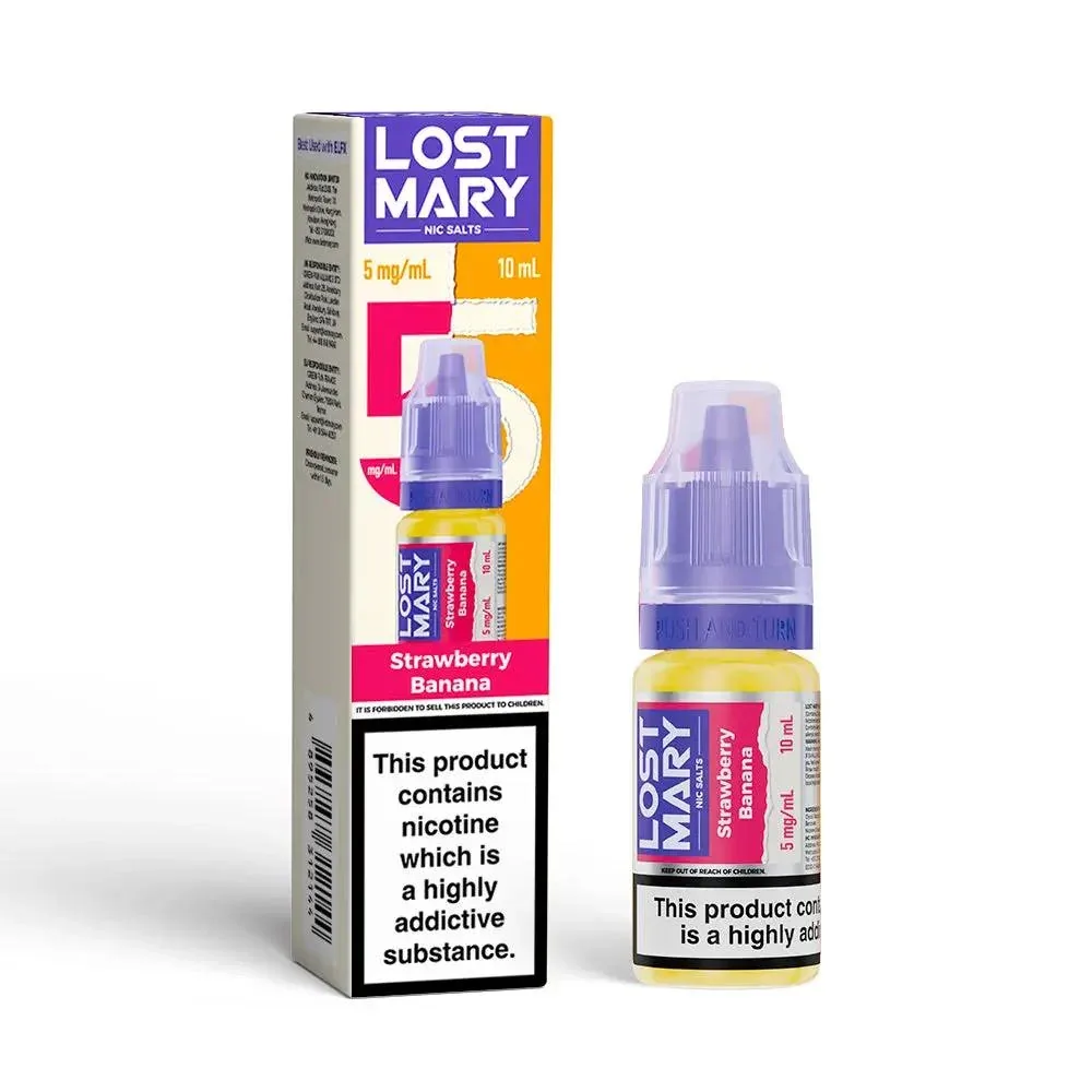 Strawberry Banana Nic Salt by Lost Mary