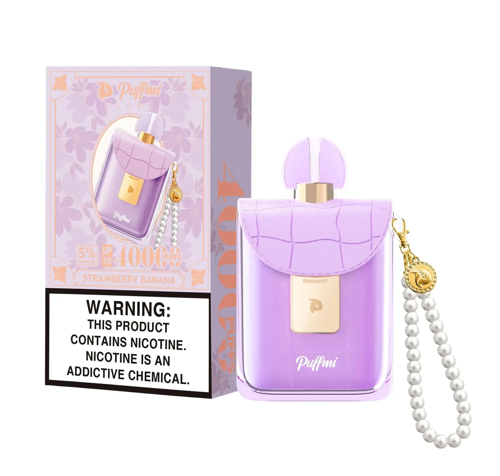 Strawberry Banana - Puffmi Flora 40000 Disposable Vape