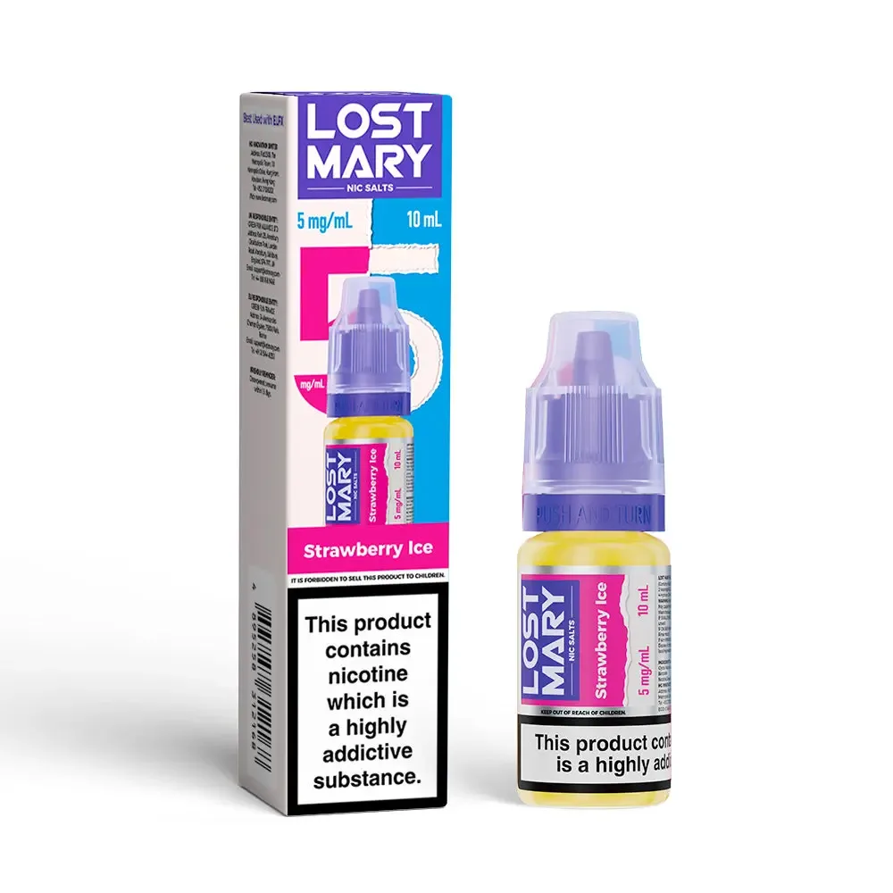 Strawberry Ice Nic Salt by Lost Mary