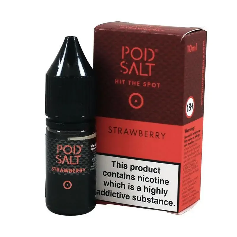 STRAWBERRY NIC SALT E-LIQUID BY POD SALT