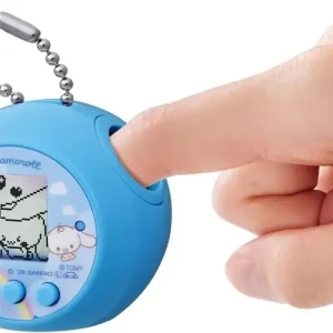Takara Tomy Puni Comy Cinnamoroll Squishy LCD Toy with Chain