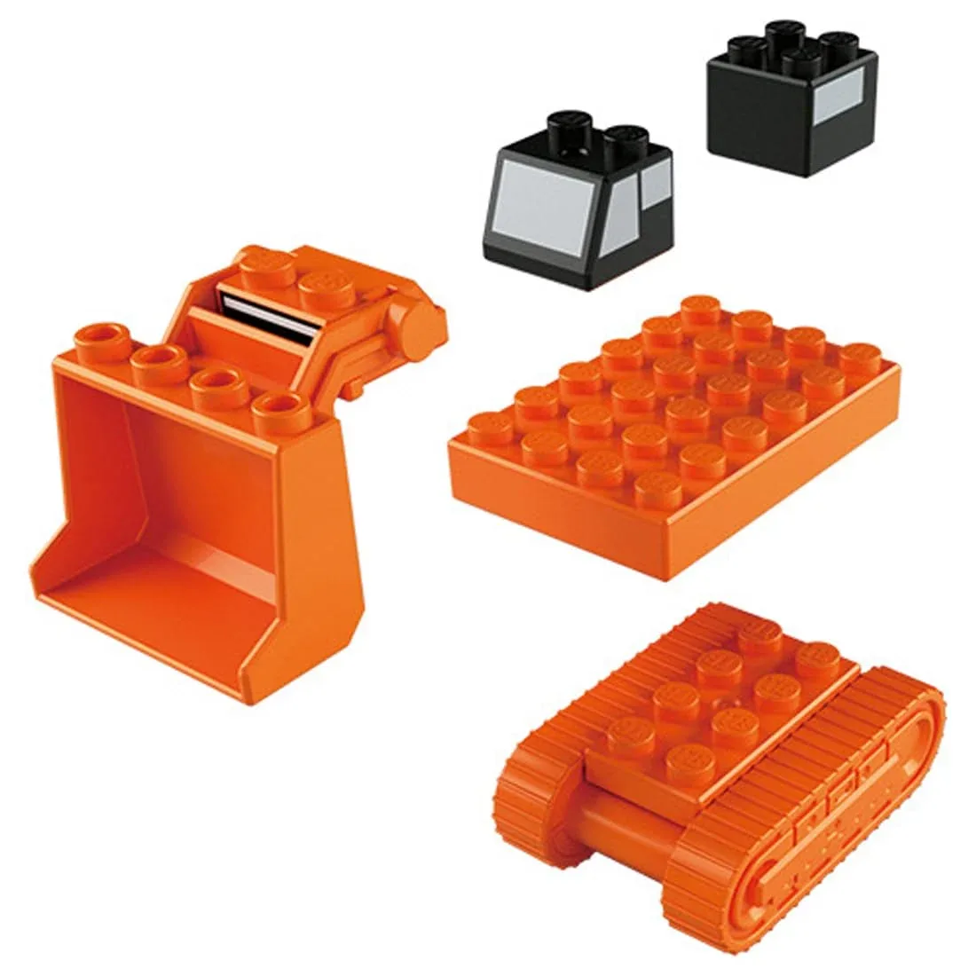 Takara Tomy Tomica Plarail Block Bulldozer Toy Vehicle Set - Image 2