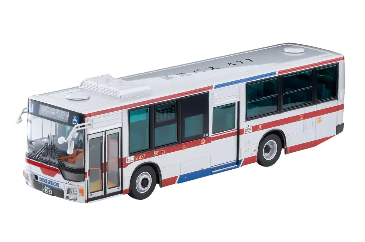 Tomytec 1/64 Mitsubishi Fuso Aero Star Non-Step Bus Model Lv-N342B Tokyu