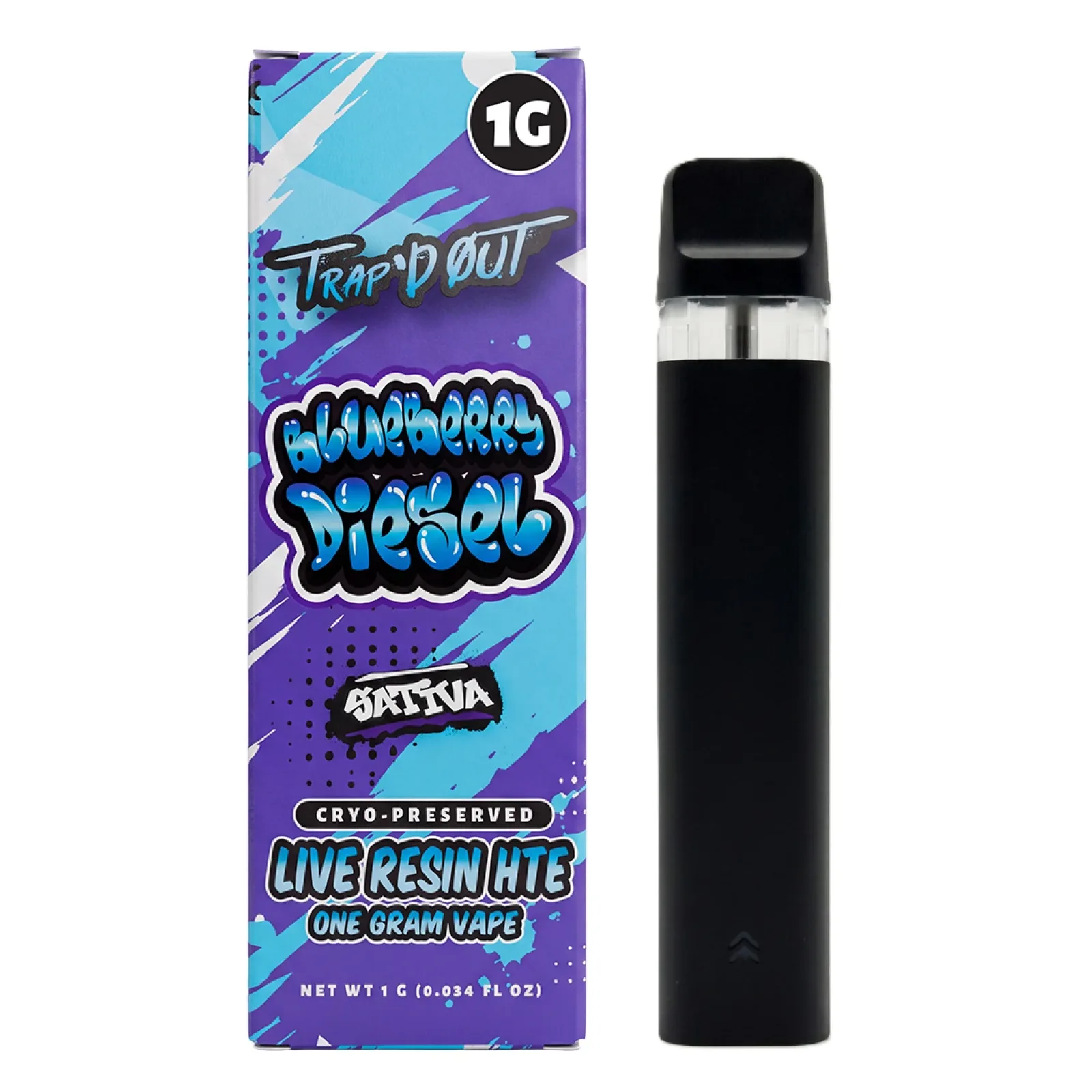 Trap'd Out Live Resin HTE Cryo Preserved Device - 1000mg - Image 2