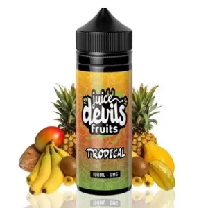 TROPICAL (FRUITS) 100ML E LIQUID JUICE DEVILS PGVG 30/70