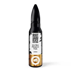ULTRA PEACH TEA E-LIQUID BY RIOT SQUAD BLACK EDITION
