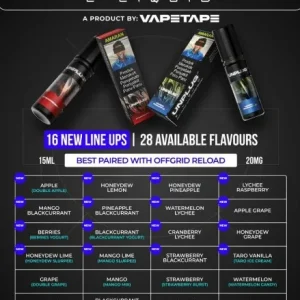 UNPLUG OFFGRID RELOAD FLAVOR 12K 12000 Puffs DSP Pod Fullset and Cartridge NEW FLAVOR