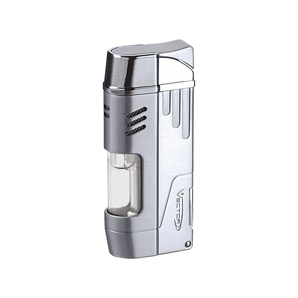 Vector Delta Dual Flame Torch Lighter with Cigar Punch - Image 2