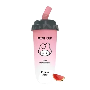 VEEK Taki T32 Mini Cup Disposable Vape 6000 Puffs – Iced Watermelon