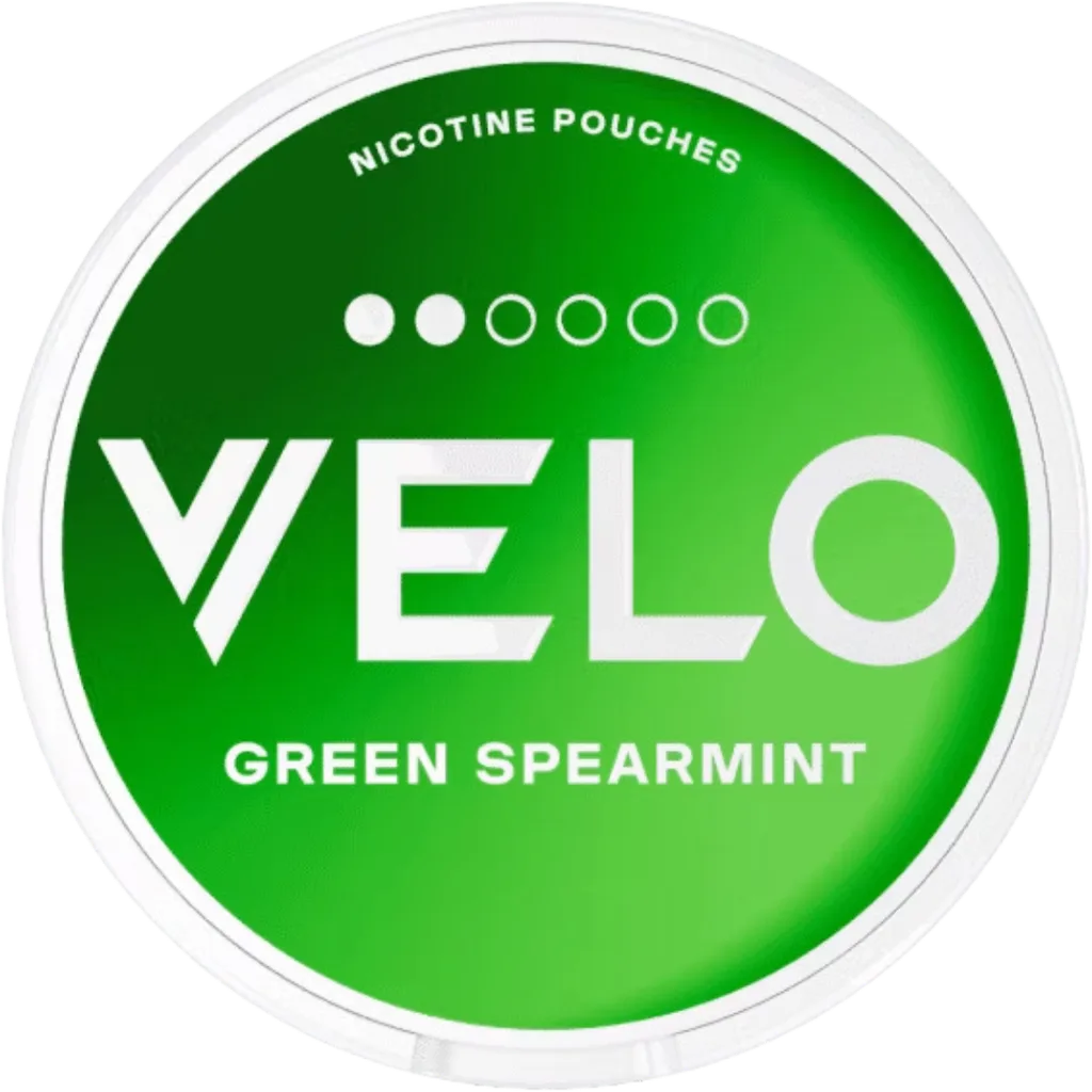 VELO Green Spearmint Nicotine Pouches – 6mg (5 Pack)