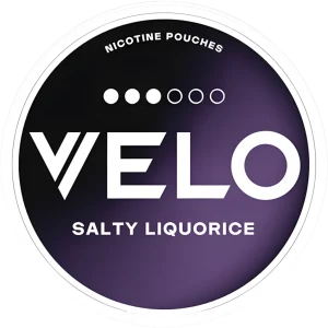 VELO Salty Liquorice Nicotine Pouches – 10mg (5 Pack)