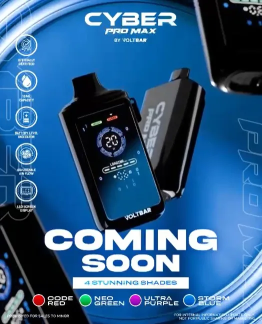 VOLTBAR CYBER PRO MAX E-VOLT E-LIQUID 15ML - Image 2