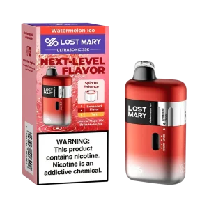 Watermelon Ice Lost Mary Ultrasonic 35K Puffs Vape | 20mL