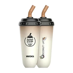 WDG Mini Cup Disposable E-cigs 5000 Puffs – Coconut Latte
